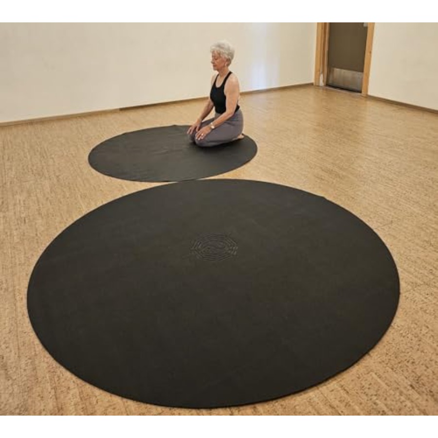 Pilates Yoga And Tai Chi - 72 6' 대형 원형 요가 매트,