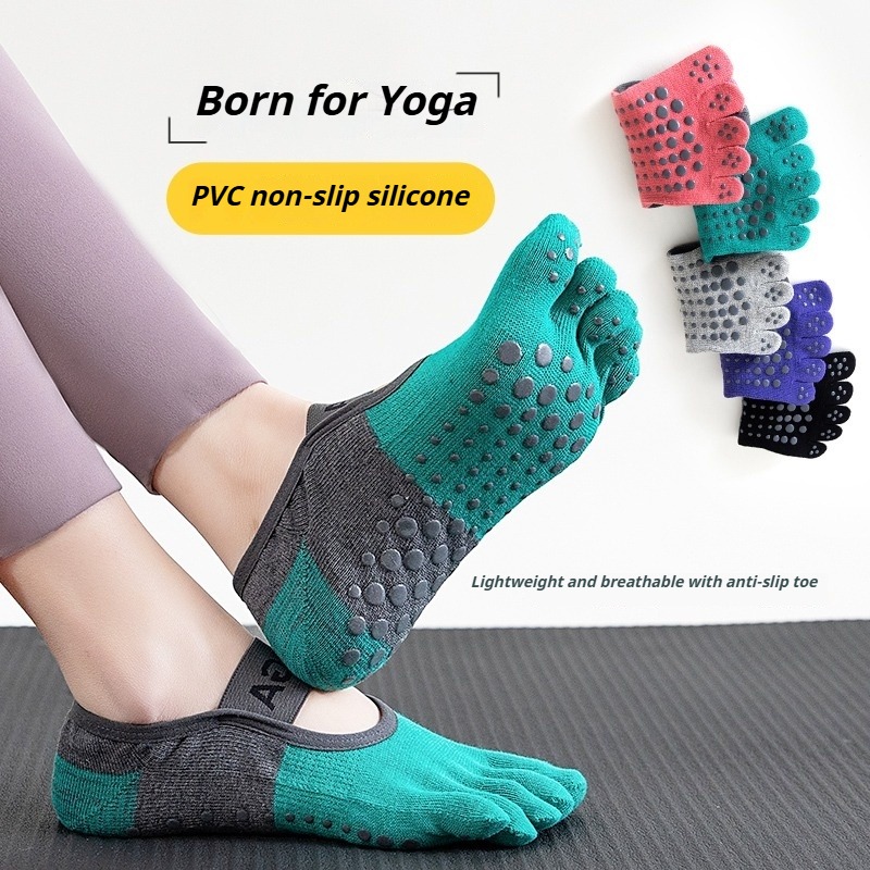 Pilates Yoga &A - 전문가용 필라테스 미끄럼 방지 5개 손가락