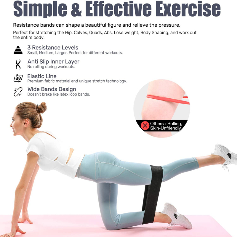 남녀공용 패브릭 저항 밴드 세트, 탄성 스포츠 요가 피 - Pilates Yoga Board 리뷰 및 가격