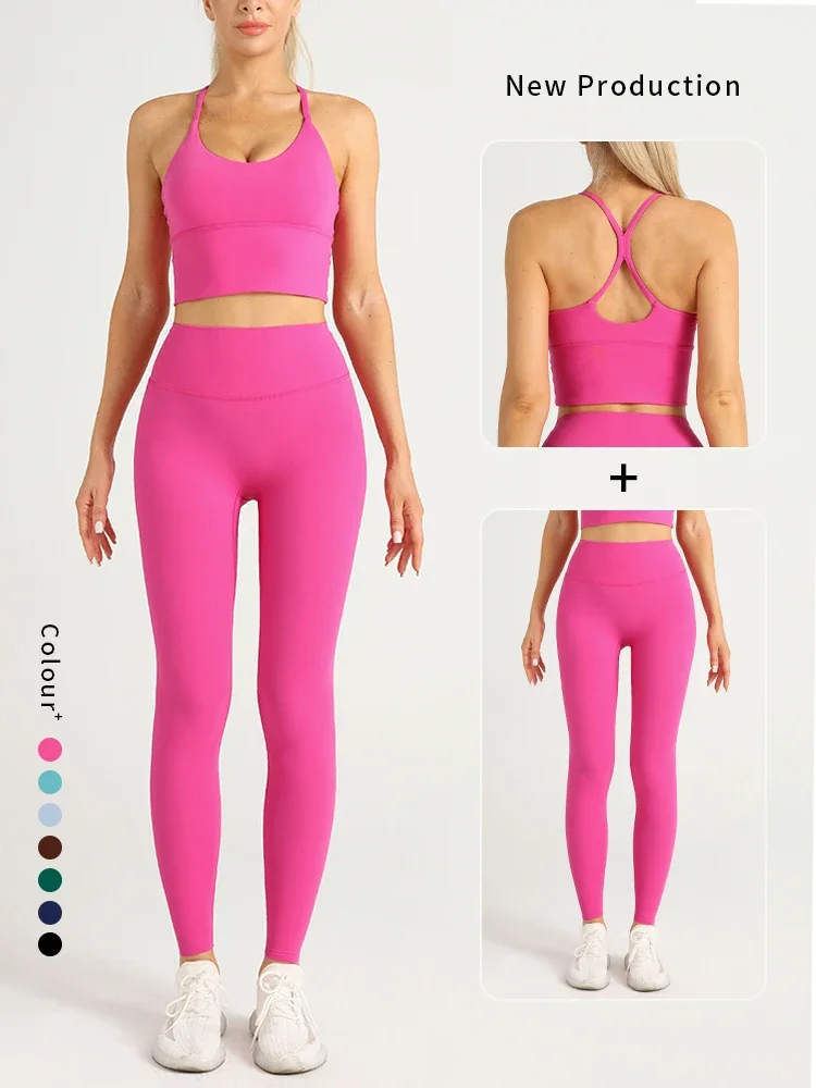 2 조각 요가 의류 여성 운동복 운동복 필라테스 피트니 - Pilates Yoga Legging 리뷰 및 가격