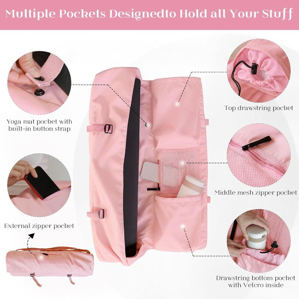 새로운 디자인 방수 요가 매트 가방 조절 가능한 어깨끈 - Yoga Mat Bag Carrier 리뷰 및 가격
