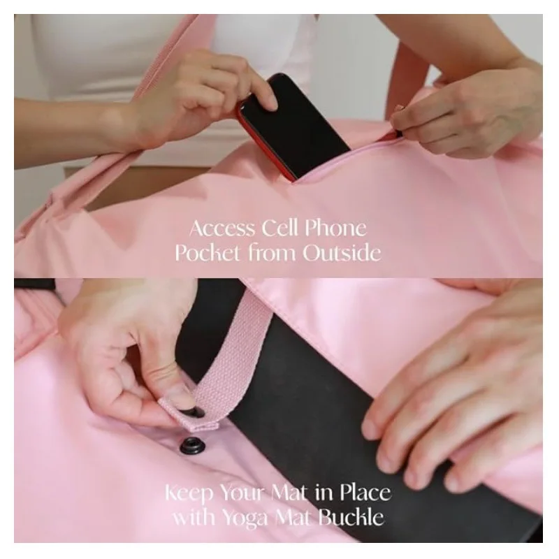 요가 매트 가방 물병 포켓 및 습식 보관칸 포함 다기능 - Yoga Mat Bag Carrier 리뷰 및 가격