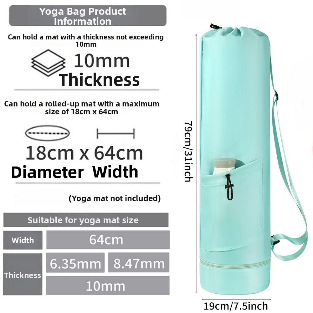 대용량 요가 매트 보관 가방 조절 가능한 스트랩 방수  - Yoga Mat Bag Carrier 리뷰 및 가격