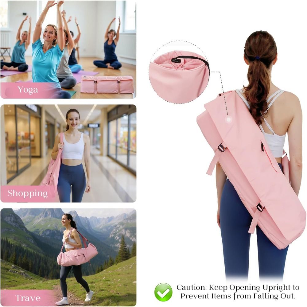 세탁 가능한 방수 요가 매트 가방, 조절 가능한 어깨끈 - Yoga Mat Bag Carrier 리뷰 및 가격